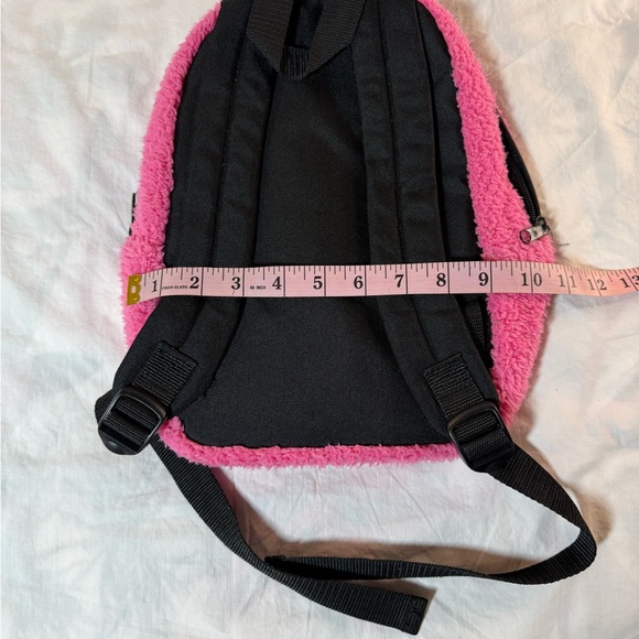 Roxy Fuzzy Pink Backpack - Picture 7 of 8
